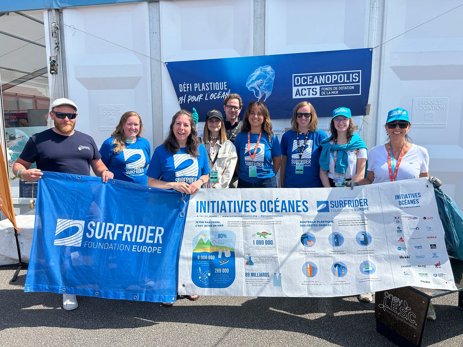 Collecte Surfrider et Océanopolis Acts