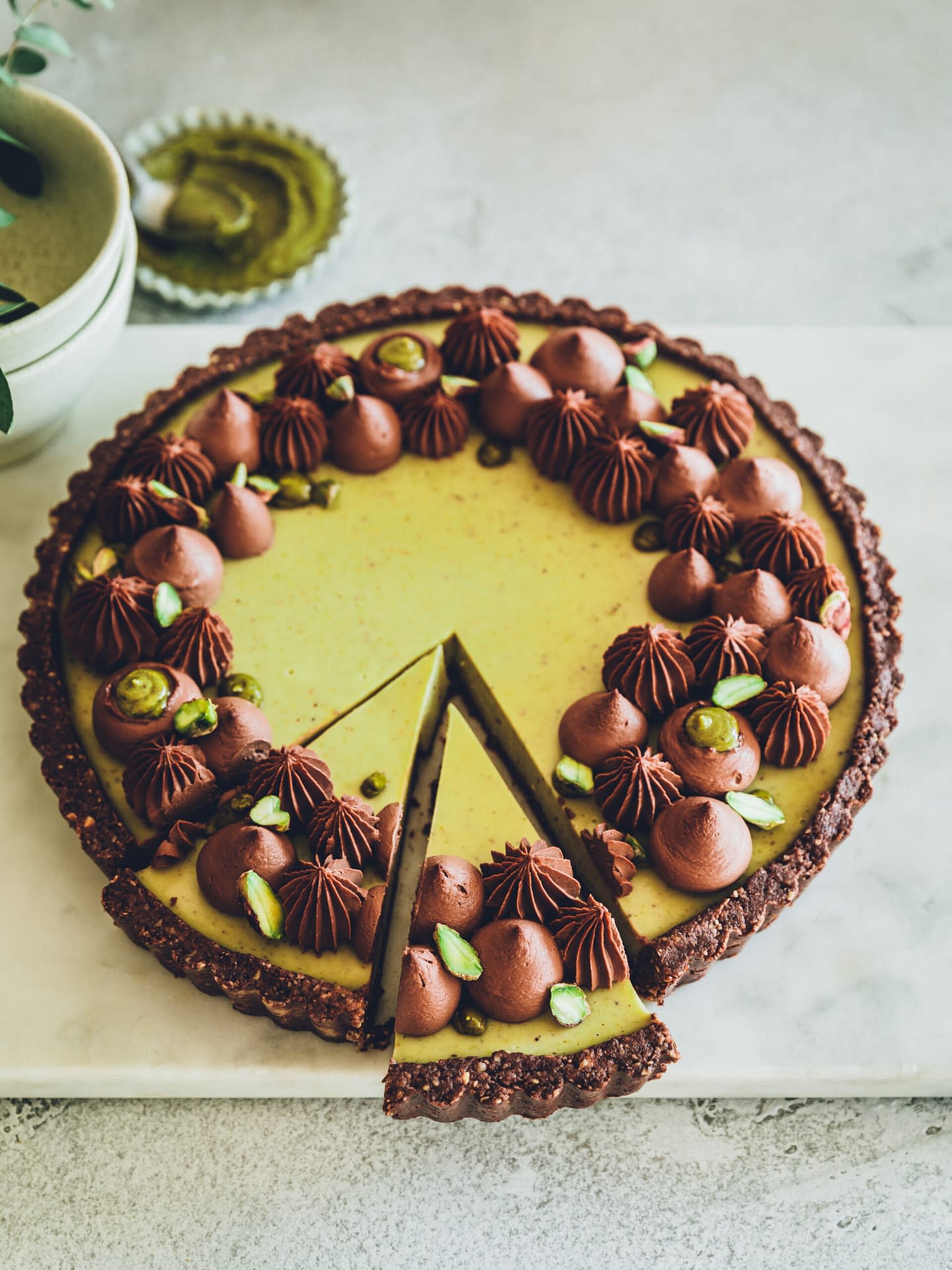 La Tarte Pistache et Chocolat – Casserole & Chocolat