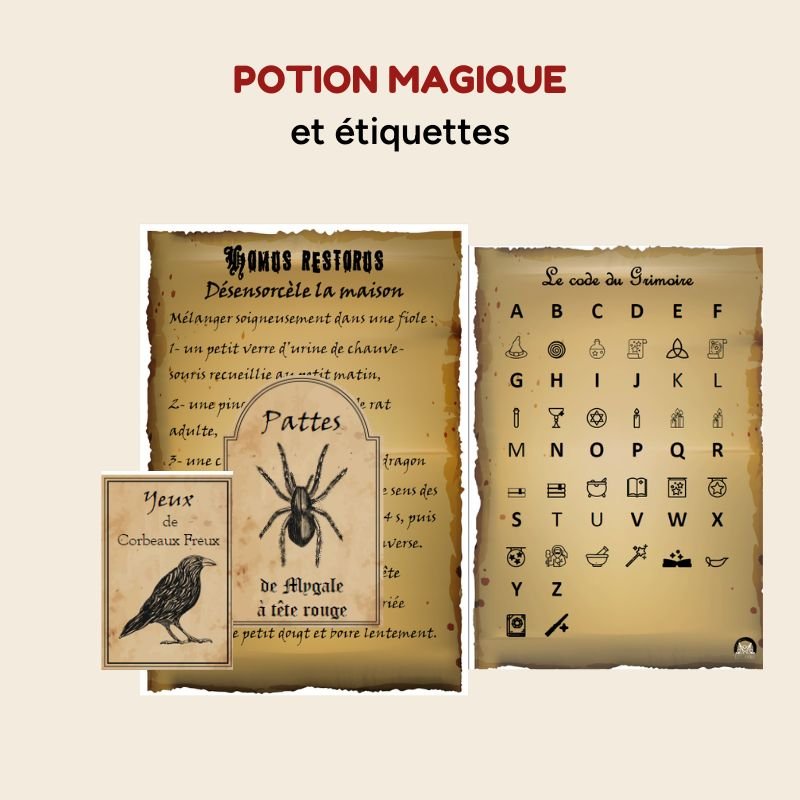 potion magique halloween recette