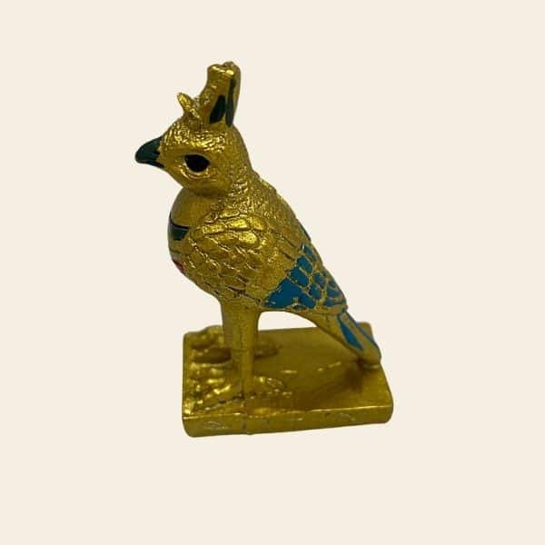 figurine faucon dore horus anniversaire egypte