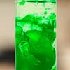 Lampe à lave vert